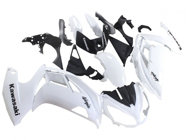 Preisgünstige Kawasaki EX650 Motorrad Verkleidung 2012-2016 - Weiss Schwarz