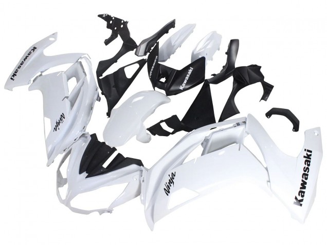 Preisgünstige Kawasaki EX650 Motorrad Verkleidung 2012-2016 - Weiss Schwarz