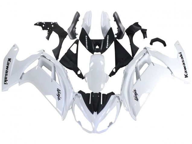 Preisgünstige Kawasaki EX650 Motorrad Verkleidung 2012-2016 - Weiss Schwarz