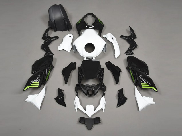 Preisgünstige Kawasaki Z900 Motorrad Verkleidung 2020-2024 - Schwarz Weiss