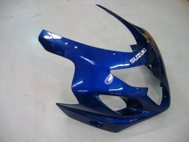 Preisgünstige Suzuki GSXR 600/750 Motorrad Verkleidung 2004-2005 - Blau Grau Glanzendes Schwarz