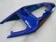 Preisgünstige Suzuki GSXR 600/750 Motorrad Verkleidung 2004-2005 - Blau Grau Glanzendes Schwarz