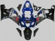 Preisgünstige Suzuki GSXR 600/750 Motorrad Verkleidung 2004-2005 - Blau Grau Glanzendes Schwarz