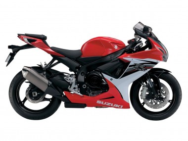 Preisgünstige Suzuki GSXR 600/750 Motorrad Verkleidung 2011-2024 - Rot Weiss Schwarz