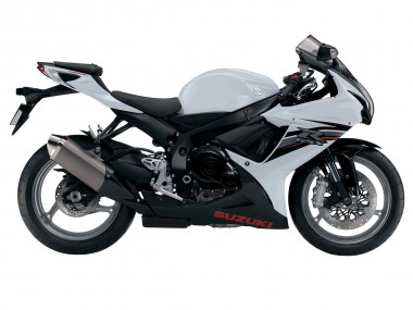 Preisgünstige Suzuki GSXR 600/750 Motorrad Verkleidung 2011-2024 - Weiss Schwarz