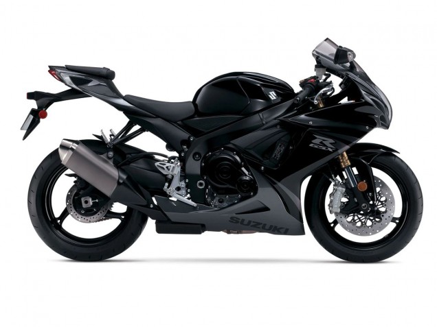 Preisgünstige Suzuki GSXR 600/750 Motorrad Verkleidung 2011-2024 - Glanzendes Schwarz