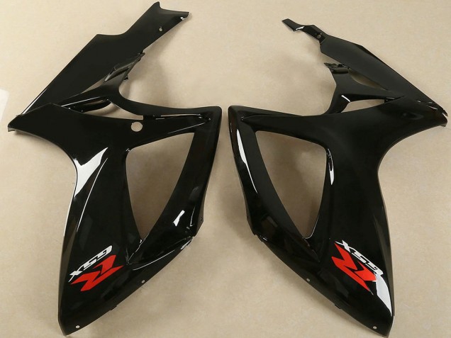 Preisgünstige Suzuki GSXR 600/750 Motorrad Verkleidung 2006-2007 - Glanzendes Schwarz
