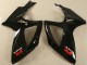 Preisgünstige Suzuki GSXR 600/750 Motorrad Verkleidung 2006-2007 - Glanzendes Schwarz
