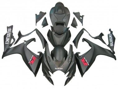 Preisgünstige Suzuki GSXR 600/750 Motorrad Verkleidung 2006-2007 - Matt Schwarz