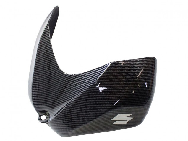 Preisgünstige Suzuki GSXR 600/750 Motorrad Verkleidung 2006-2007 - Schwarz Weiss Carbonfaser Stil