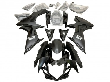Preisgünstige Suzuki GSXR 600/750 Motorrad Verkleidung 2011-2024 - Matt Schwarz