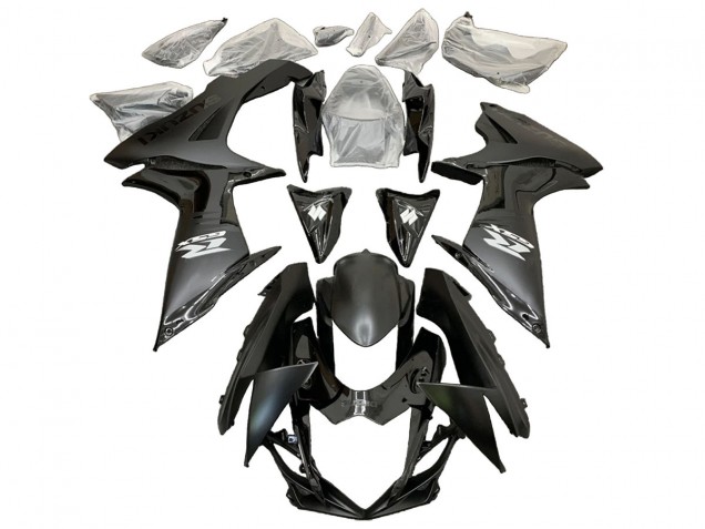 Preisgünstige Suzuki GSXR 600/750 Motorrad Verkleidung 2011-2024 - Matt Schwarz