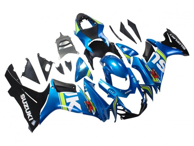 Preisgünstige Suzuki GSXR 600/750 Motorrad Verkleidung 2011-2024 - Blau Weiss Grun Schwarz