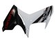 Preisgünstige Suzuki GSXR 600/750 Motorrad Verkleidung 2011-2024 - Weiss Glanzendes Schwarz