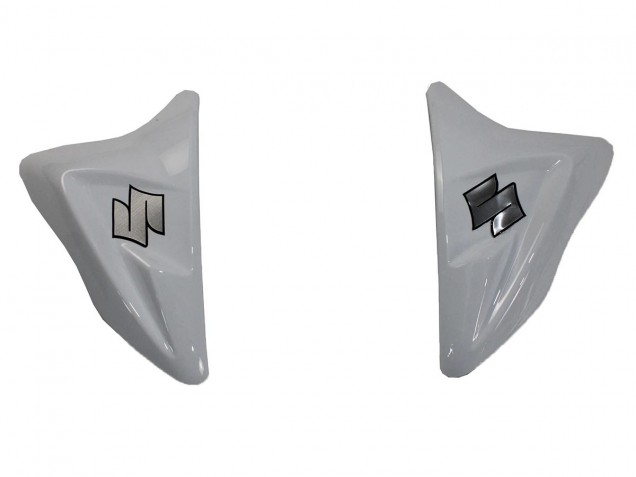 Preisgünstige Suzuki GSXR 600/750 Motorrad Verkleidung 2011-2024 - Weiss Glanzendes Schwarz