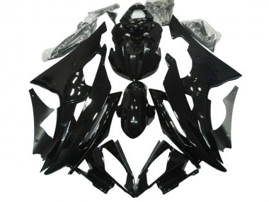 Preisgünstige Yamaha YZF R6 Motorrad Verkleidung 2008-2016 - Glanzendes Schwarz