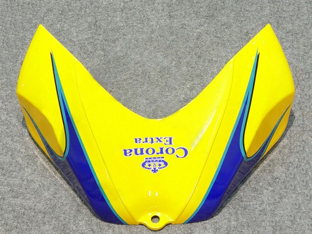 Preisgünstige Suzuki GSXR 600/750 Motorrad Verkleidung 2006-2007 - Weiss Blau Gelb Corona Alstare