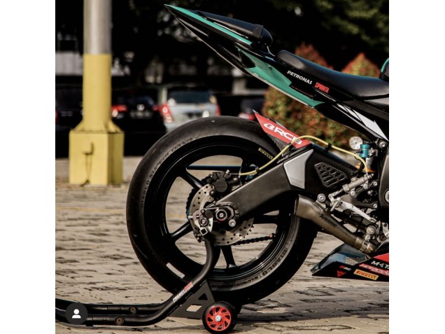 Preisgünstige Yamaha YZF R6 Motorrad Verkleidung 2008-2016 - Hellgrun Weiss Schwarz Petronas