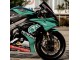 Preisgünstige Yamaha YZF R6 Motorrad Verkleidung 2008-2016 - Hellgrun Weiss Schwarz Petronas