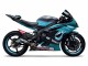Preisgünstige Yamaha YZF R6 Motorrad Verkleidung 2008-2016 - Hellgrun Weiss Schwarz Petronas