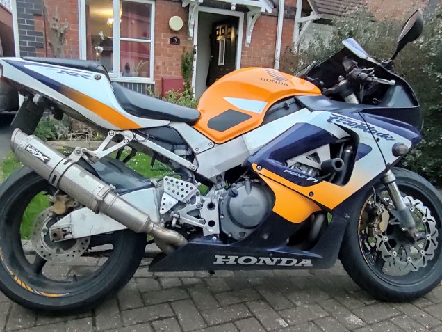 Preisgünstige Honda CBR900RR 929RR Motorrad Verkleidung 2000-2001 - Silber Orange Blau