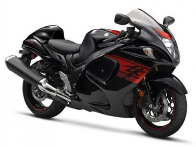 Preisgünstige Suzuki GSXR 1300 Hayabusa Motorrad Verkleidung 2008-2020 - Glanzendes Schwarz Rot