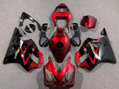 Preisgünstige Honda CBR600 F4i Motorrad Verkleidung 2001-2003 - Bonbon Rot Schwarz
