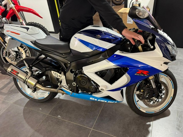 Preisgünstige Suzuki GSXR 600/750 Motorrad Verkleidung 2008-2010 - Weiss Blau Rot