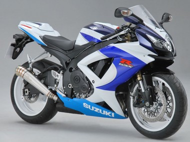 Preisgünstige Suzuki GSXR 600/750 Motorrad Verkleidung 2008-2010 - Weiss Blau Rot