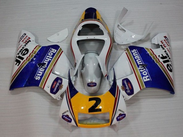 Preisgünstige Honda NSR 250 MC28 P4 94-96 Verkleidungen - Weiß Blau Gelb