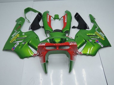 Preisgünstige Kawasaki ZX9R 94-97 Verkleidungen - Grün Rot