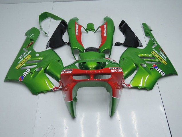 Preisgünstige Kawasaki ZX9R 94-97 Verkleidungen - Grün Rot Preisgünstige Kawasaki ZX9R 94-97 Verkleidungen - Grün Rot