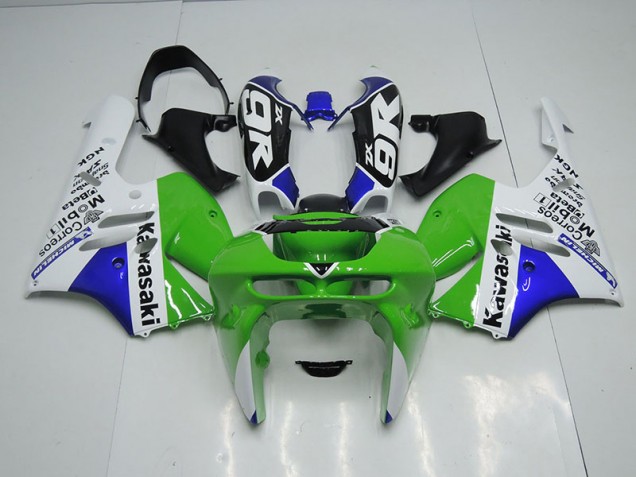 Preisgünstige Kawasaki ZX9R 94-97 Verkleidungen - Grün Weiß Preisgünstige Kawasaki ZX9R 94-97 Verkleidungen - Grün Weiß