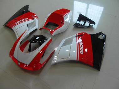 Preisgünstige Ducati 748 916 996 996S 93-05 Vollverkleidung - Rot Weiß