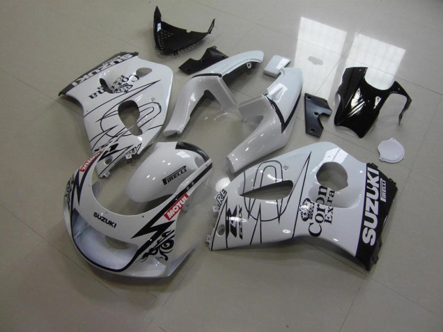 Preisgünstige Suzuki GSXR 600 96-00 Verkleidungen - Weiß Corona