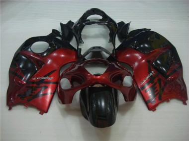 Preisgünstige Suzuki GSXR 1300 Hayabusa 96-07 Verkleidung - Rot Schwarz