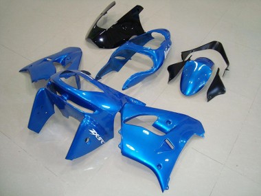 Preisgünstige Kawasaki ZX9R 98-99 Verkleidungen - Blau Schwarz