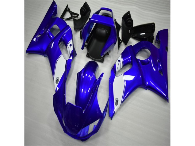Preisgünstige Yamaha R6 98-02 Verkleidungen - Weiß Blau Preisgünstige Yamaha R6 98-02 Verkleidungen - Weiß Blau