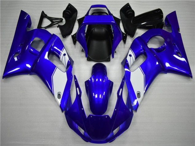 Preisgünstige Yamaha R6 98-02 Verkleidungen - Weiß Blau Preisgünstige Yamaha R6 98-02 Verkleidungen - Weiß Blau
