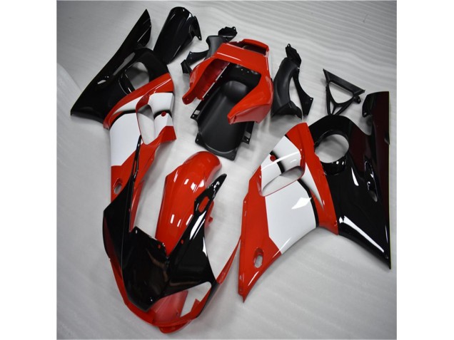 Preisgünstige Yamaha R6 98-02 Verkleidungen - Schwarz Weiß Preisgünstige Yamaha R6 98-02 Verkleidungen - Schwarz Weiß