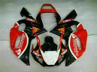 Preisgünstige Yamaha R6 98-02 Verkleidungen - Rot Schwarz