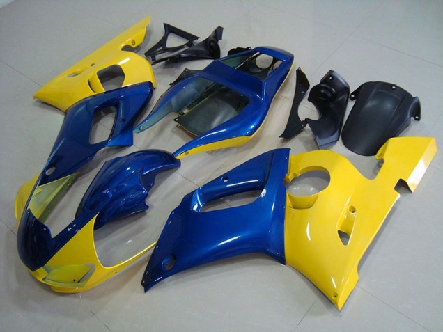 Preisgünstige Yamaha R6 98-02 Verkleidungen - Gelb Blau Preisgünstige Yamaha R6 98-02 Verkleidungen - Gelb Blau