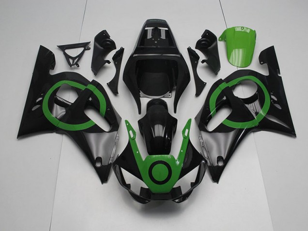 Preisgünstige Yamaha R6 98-02 Verkleidungen - Schwarz Grün Kreis Preisgünstige Yamaha R6 98-02 Verkleidungen - Schwarz Grün Kreis