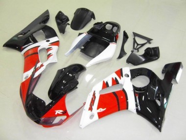 Preisgünstige Yamaha R6 98-02 Verkleidung - Rot Weiß Schwarz