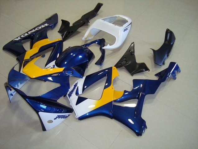 Preisgünstige Honda CBR 900 RR 929 00-01 Verkleidungen - Dunkel blau Gelb Weiß Preisgünstige Honda CBR 900 RR 929 00-01 Verkleidungen - Dunkel blau Gelb Weiß