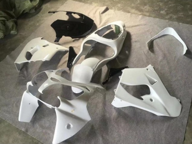 Preisgünstige Kawasaki ZX9R 00-01 Verkleidungen - ReinWeiß Glänzendes Schwarz Preisgünstige Kawasaki ZX9R 00-01 Verkleidungen - ReinWeiß Glänzendes Schwarz