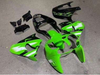 Preisgünstige Kawasaki ZX9R 00-01 Verkleidungen - Grün Glänzend Schwarz