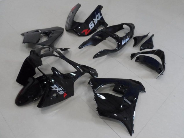 Preisgünstige Kawasaki ZX9R 00-01 Verkleidungen - Schwarz mit grauen Aufklebern Preisgünstige Kawasaki ZX9R 00-01 Verkleidungen - Schwarz mit grauen Aufklebern