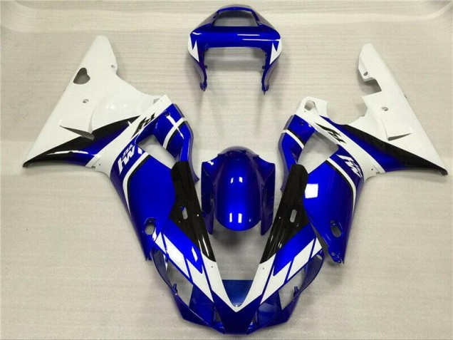 Preisgünstige Yamaha R1 00-01 Verkleidungen - Weiß Blau Preisgünstige Yamaha R1 00-01 Verkleidungen - Weiß Blau