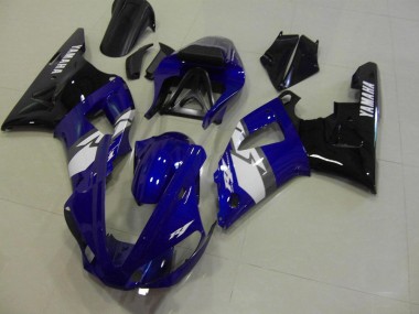 Preisgünstige Yamaha R1 00-01 Verkleidungen - Blau Schwarz Weiß